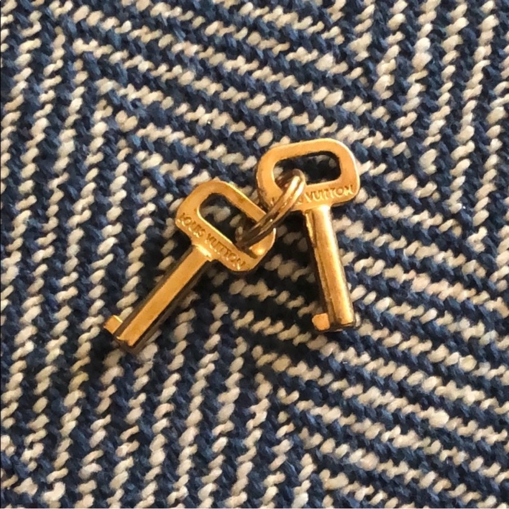Louis Vuitton tiny gold keys pendant
